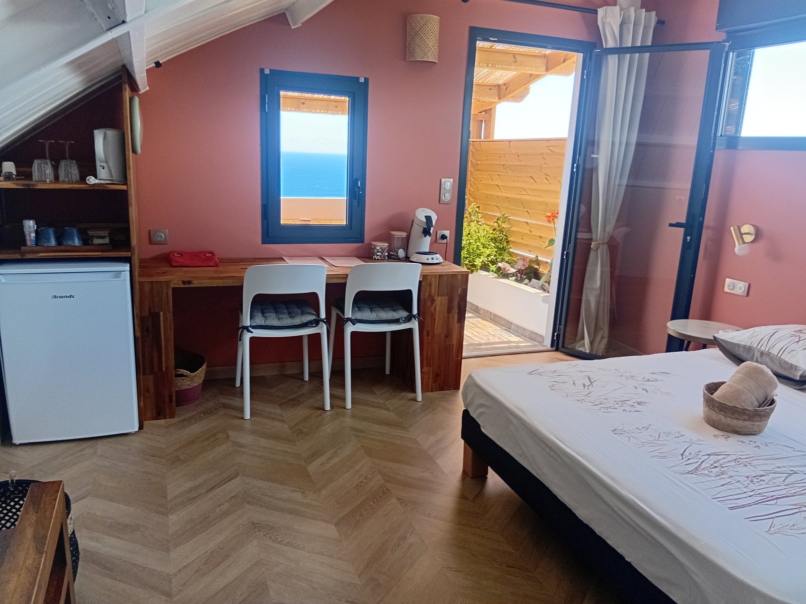 Chambre avec vue sur l'océan