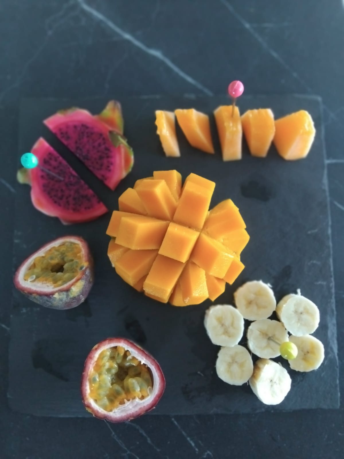 Fruits tropicaux frais