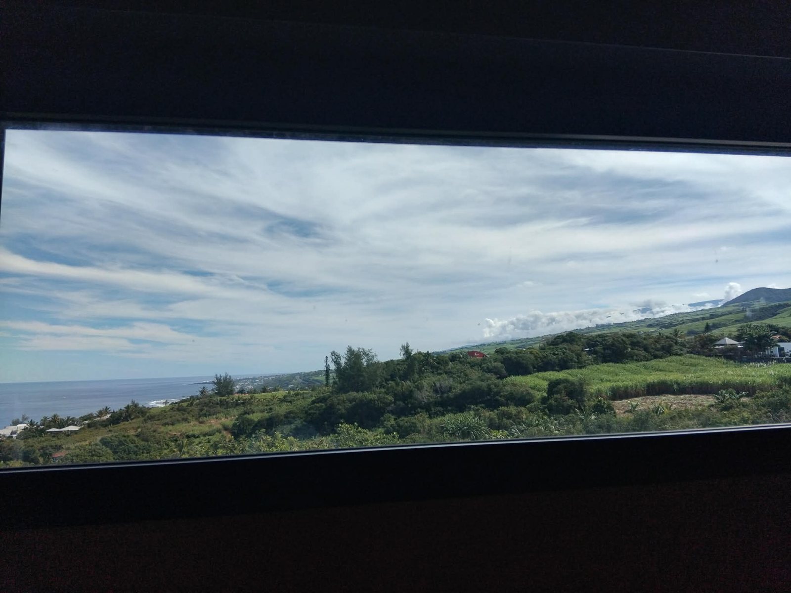 Vue sur l'océan et la côte de Petite-Île, La Réunion